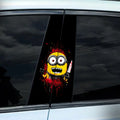 Universal Premium Vinyl Car Pillar Anime Stickers - Stylish and Durable B-Pillar Decals