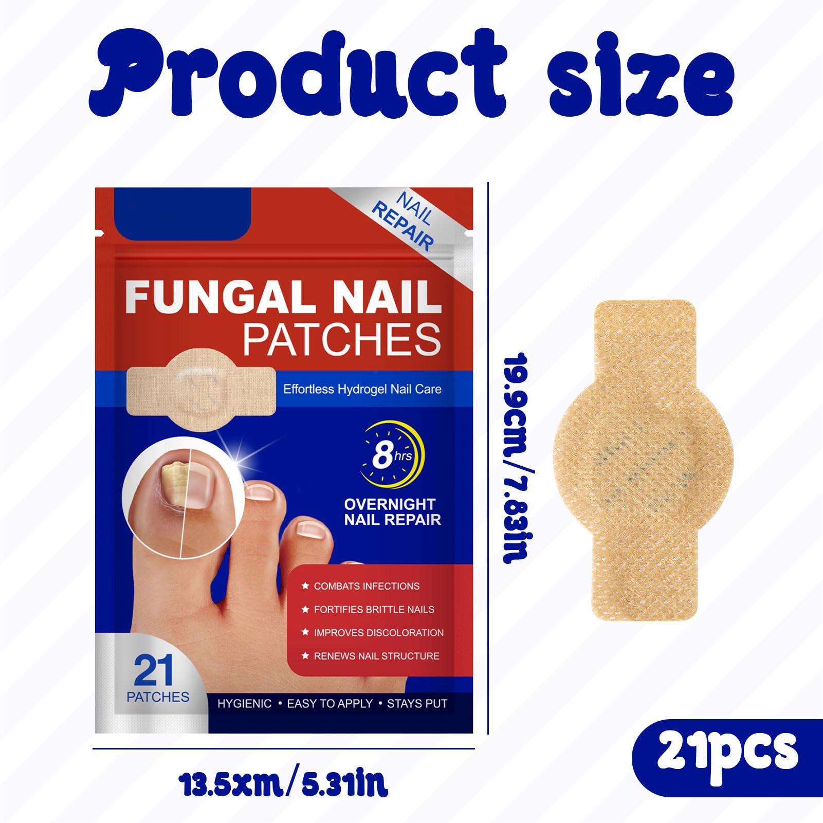 Fungal Nail Treatment,21PCS Toe Nail Fungal Treatment Patch