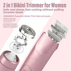 Multifunctional Women's Electric Shaver Double Head Bikini Trimmer