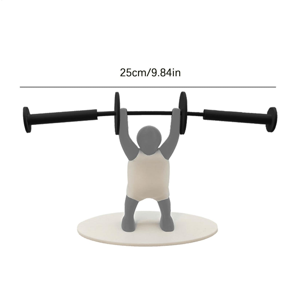 Funny Weightlifter Toilet Roll Holder