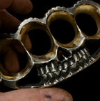 LuxeLofe® 5/8 inch Heavy-Duty Brass Skull Teeth Hardcore Style Collectible