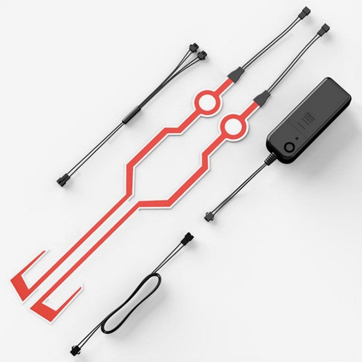 Universal Motorcycle Helmet El Line Light