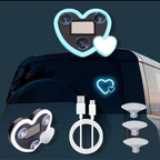 Car LED Ambient Light / Solar-Powered Heart-Shaped LED Neon Light