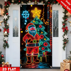 🏆Flash Sale⚡8K+ SOLD! Almost Gone-💥Fluorescent Christmas Door Cover Party Banner