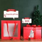 4-Story Surprise Explosion Gift Box with Ribbon, Multi-Pocket Snack & Candy Storage