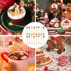 Creative Christmas Series Stainless Steel Fork and Spoon Set