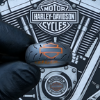 Handcrafted 925 Sterling Silver HD Tire Ring