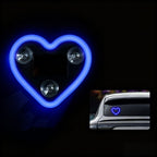 Car LED Ambient Light / Solar-Powered Heart-Shaped LED Neon Light