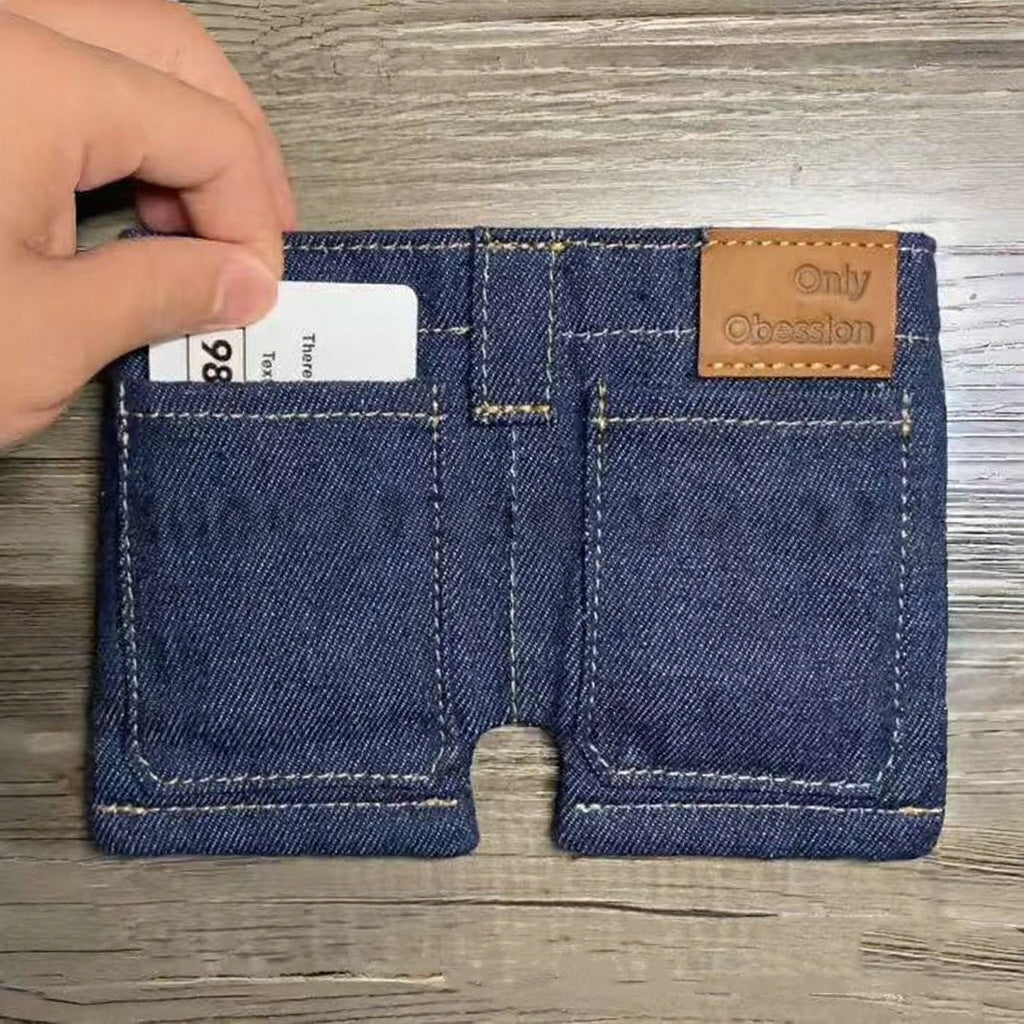 Handmade Mini Jeans Wallet