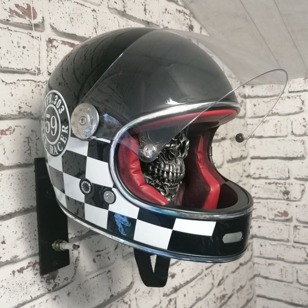 LAST DAY 70% OFF -Motorcycle Helmet Templar Skull Stand