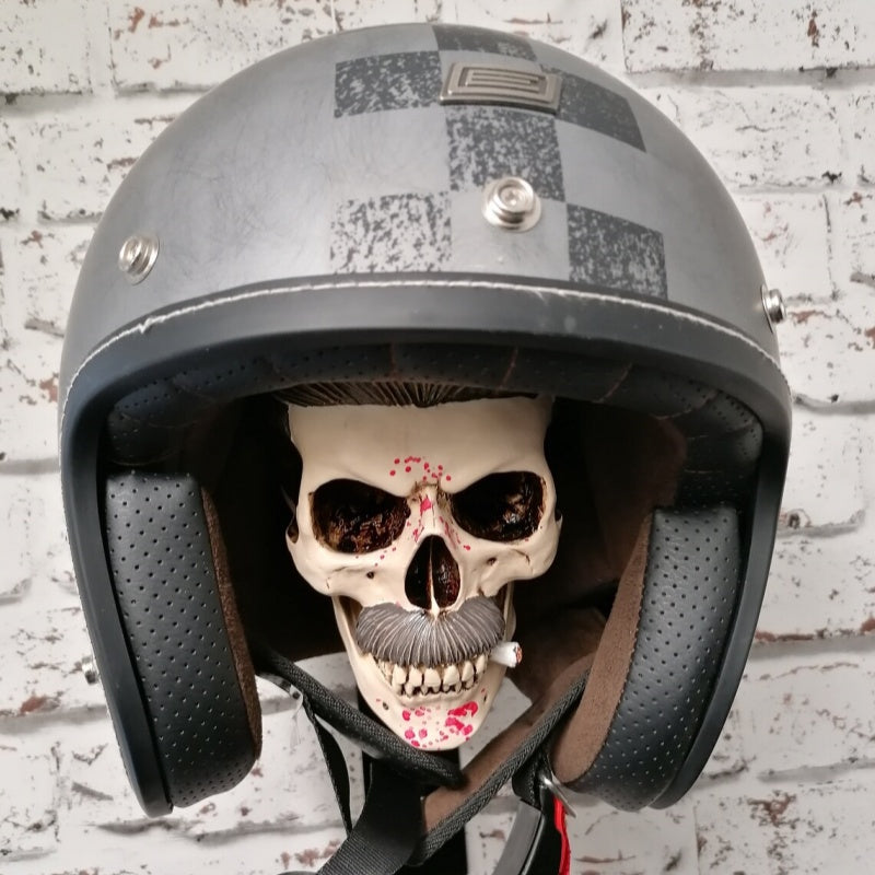LAST DAY 70% OFF -Motorcycle Helmet Slick Skull Stand