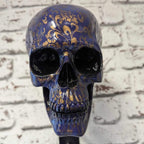 LAST DAY 70% OFF -Motorcycle Helmet Purple Lace Skull Stand