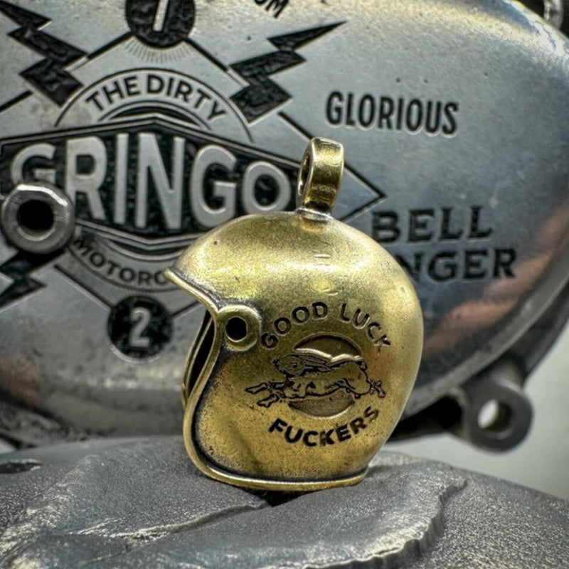 Skull Motorcycle Guardian Gremlin Bell Hanger