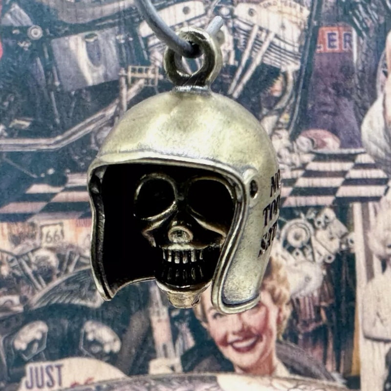 Skull Motorcycle Guardian Gremlin Bell Hanger